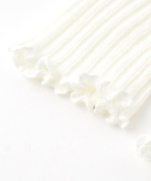 URBAN CHERRY（アーバンチェリー）の「ボリュームリブレッグウォーマー（レッグウォーマー・キッズ・ホワイト/グレー/ブラック・FREE）」の5枚目の写真