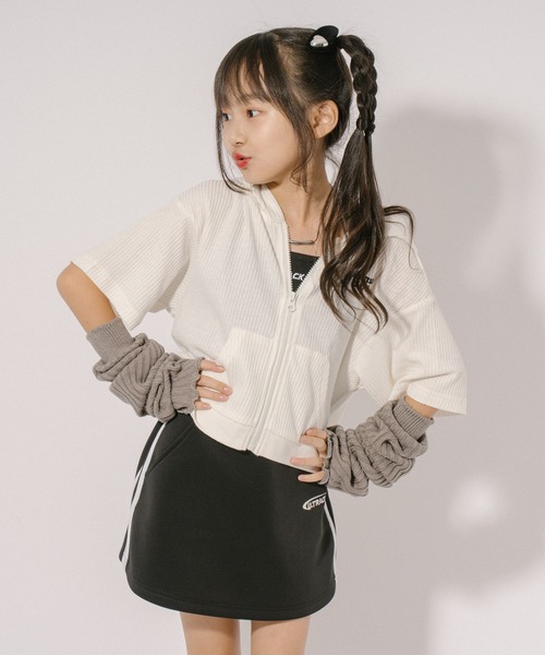 URBAN CHERRY（アーバンチェリー）の「ボリュームリブレッグウォーマー（レッグウォーマー・キッズ・ホワイト/グレー/ブラック・FREE）」の15枚目の写真