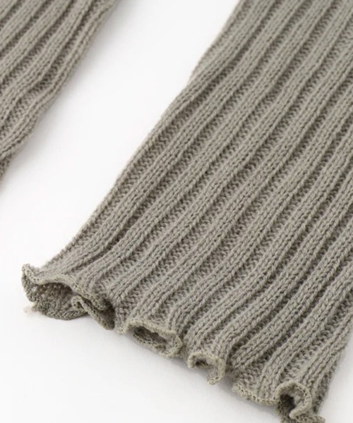 URBAN CHERRY（アーバンチェリー）の「ボリュームリブレッグウォーマー（レッグウォーマー・キッズ・ホワイト/グレー/ブラック・FREE）」の21枚目の写真