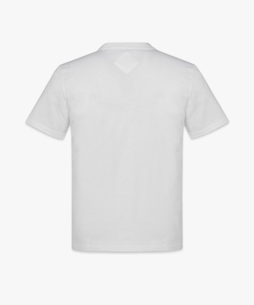 MCM(エムシーエム)の「ローレル ロゴ プリント Tシャツ - オーガニック コットン(Tシャツ/カットソー・メンズ・ブラウン/ホワイト/ブラック・X-LARGE/LARGE/MEDIUM/SMALL)」の6枚目の写真