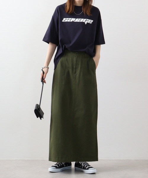 RGY(アールジーワイ)の「RGY ダイス両面プリント ビッグシルエットTシャツ(Tシャツ/カットソー・メンズ・ネイビー/ホワイト/ブラック・M/L)」の21枚目の写真