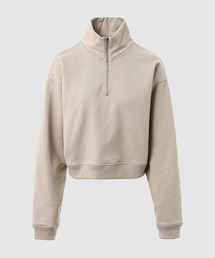 ECOCYCLE for WOMEN（エコサイクルフォーウィメンズ）の「CROPPED HALF ZIP SWEAT（スウェット）」