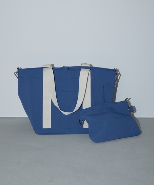 Aunt Marie's（アントマリーズ）の「マルチウェイマザーズバッグ/ショルダーポーチ付き（マザーズバッグ・レディース・ブラック/アイボリー/ブルー・FREE）」の6枚目の写真