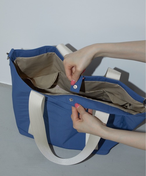 Aunt Marie's（アントマリーズ）の「マルチウェイマザーズバッグ/ショルダーポーチ付き（マザーズバッグ・レディース・ブラック/アイボリー/ブルー・FREE）」の9枚目の写真