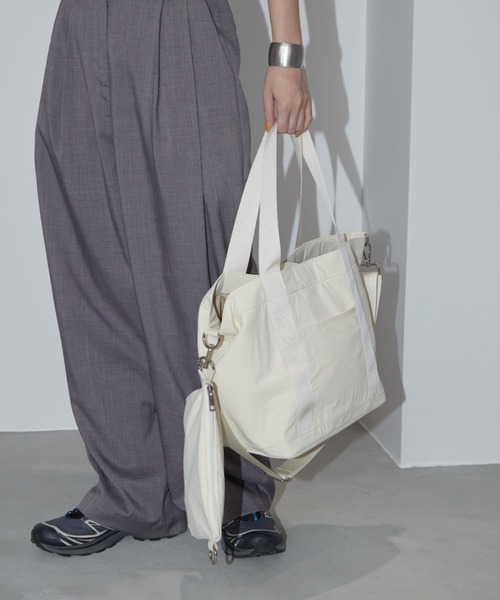 Aunt Marie's（アントマリーズ）の「マルチウェイマザーズバッグ/ショルダーポーチ付き（マザーズバッグ・レディース・ブラック/アイボリー/ブルー・FREE）」の16枚目の写真