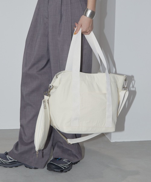 Aunt Marie's（アントマリーズ）の「マルチウェイマザーズバッグ/ショルダーポーチ付き（マザーズバッグ・レディース・ブラック/アイボリー/ブルー・FREE）」の14枚目の写真