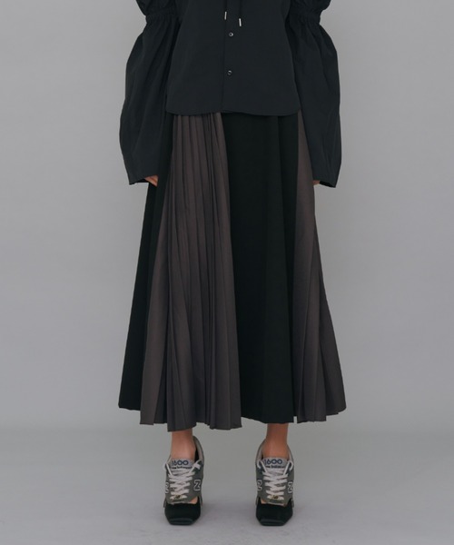 NON TOKYO/ノントーキョー/アジャスタープリーツロングスカート 