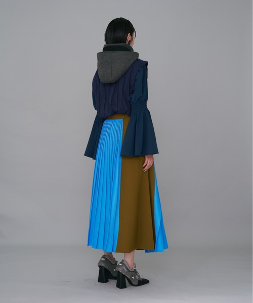 NON TOKYO/ノントーキョー/アジャスタープリーツロングスカート 