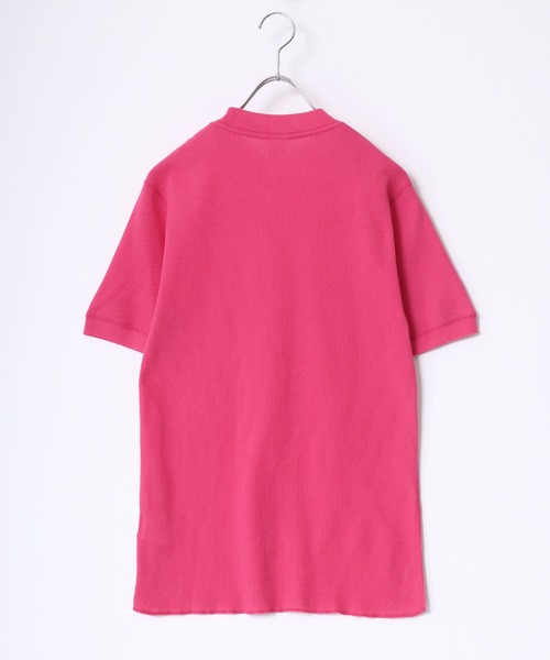 Healthknit(ヘルスニット)の「Healthknit(ヘルスニット)ベーシックワッフル ハイネック半袖Tシャツ レディース/パックTシャツ(Tシャツ/カットソー・レディース・ホワイト×ブラック/ブラック/オフホワイト/ピンク/グリーン系その他/イエロー系その他・L/M/LL)」の14枚目の写真