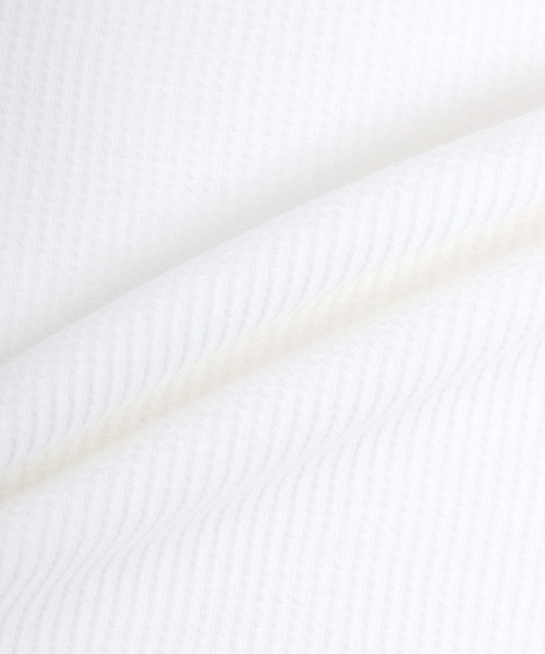 Healthknit(ヘルスニット)の「Healthknit(ヘルスニット)ベーシックワッフル ハイネック半袖Tシャツ レディース/パックTシャツ(Tシャツ/カットソー・レディース・ホワイト×ブラック/ブラック/オフホワイト/ピンク/グリーン系その他/イエロー系その他・L/M/LL)」の7枚目の写真