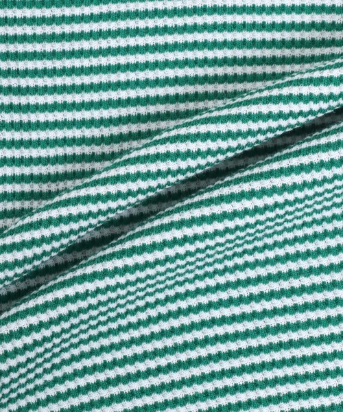 Healthknit(ヘルスニット)の「Healthknit(ヘルスニット)ベーシックワッフル ハイネック半袖Tシャツ レディース/パックTシャツ(Tシャツ/カットソー・レディース・ホワイト×ブラック/ブラック/オフホワイト/ピンク/グリーン系その他/イエロー系その他・L/M/LL)」の10枚目の写真