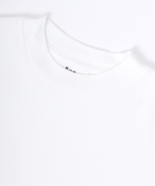 Healthknit(ヘルスニット)の「Healthknit(ヘルスニット)ベーシックワッフル ハイネック半袖Tシャツ レディース/パックTシャツ(Tシャツ/カットソー・レディース・ホワイト×ブラック/ブラック/オフホワイト/ピンク/グリーン系その他/イエロー系その他・L/M/LL)」の15枚目の写真