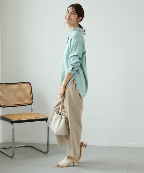 Elura(エルーラ)の「ヴィンテージ風ワイドパンツ/113344(その他パンツ・レディース・ホワイト/ベージュ・MEDIUM/LARGE)」の8枚目の写真