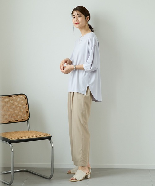 Elura(エルーラ)の「ヴィンテージ風ワイドパンツ/113344(その他パンツ・レディース・ホワイト/ベージュ・MEDIUM/LARGE)」の12枚目の写真