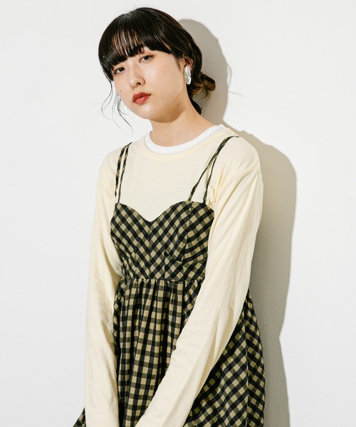 KBF(ケイビーエフ)の「レイヤードシアーTEE(Tシャツ/カットソー・レディース・ブルー系その他/ピンク系その他/イエロー系その他・ONE)」の10枚目の写真