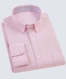 Cloudstyle（クラウドスタイル）の「【Cloudstyle】カラーストライプ ロングスリーブ レギュラーカラーシャツ/ イージーウェア/ リラックスフィット/ ビジネスワイシャツ（シャツ/ブラウス）」