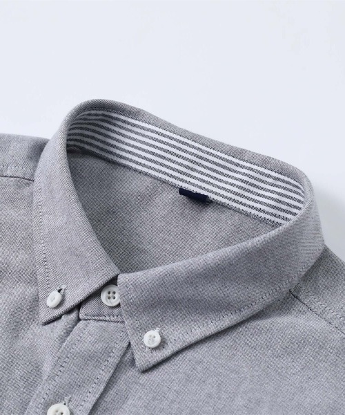 Cloudstyle(クラウドスタイル)の「【Cloudstyle】カラーストライプ ロングスリーブ レギュラーカラーシャツ/ イージーウェア/ リラックスフィット/ ビジネスワイシャツ(シャツ/ブラウス・メンズ・ホワイト/グレー/ブルー/グレー系その他/ブルー系その他/ラベンダー/ピンク・41/39/38/42/40)」の21枚目の写真