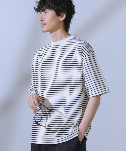 LIL VENDARS(リルヴェンダース)の「COOLMAX(R)ルーズベーシック半袖カットソー(Tシャツ/カットソー・メンズ・チャコール/ホワイト/ブラック/ホワイト系/ブルー・L/M/S/XL)」の16枚目の写真