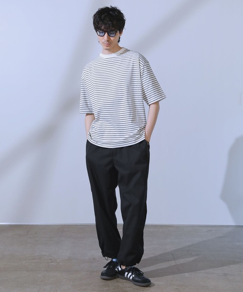 LIL VENDARS(リルヴェンダース)の「COOLMAX(R)ルーズベーシック半袖カットソー(Tシャツ/カットソー・メンズ・チャコール/ホワイト/ブラック/ホワイト系/ブルー・L/M/S/XL)」の19枚目の写真