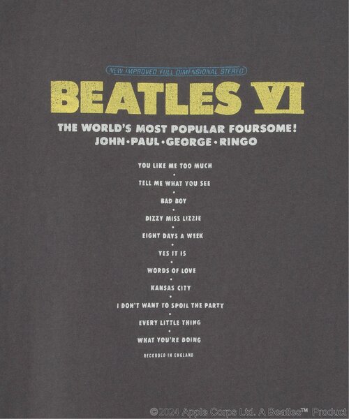 The Beatles（ザビートルズ）の「THE BEATLES ザ ビートルズ フォトプリントTシャツ（Tシャツ/カットソー・メンズ・チャコールグレー/ブラック/ホワイト・L/LL/M）」の12枚目の写真