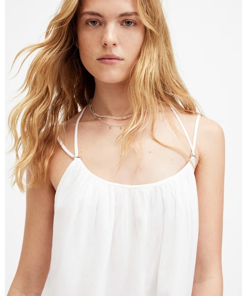 ALLSAINTS(オールセインツ)の「AREENA EMBROIDERED ADJUSTABLE MAXI DRESS | AREENA 刺繍入り アジャスタブル マキシ ドレス・ワンピース(ワンピース・レディース・ホワイト・4/12/10/8/6)」の2枚目の写真