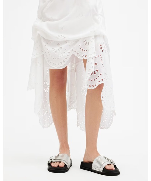 ALLSAINTS(オールセインツ)の「AREENA EMBROIDERED ADJUSTABLE MAXI DRESS | AREENA 刺繍入り アジャスタブル マキシ ドレス・ワンピース(ワンピース・レディース・ホワイト・4/12/10/8/6)」の5枚目の写真