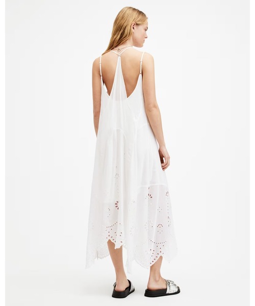 ALLSAINTS(オールセインツ)の「AREENA EMBROIDERED ADJUSTABLE MAXI DRESS | AREENA 刺繍入り アジャスタブル マキシ ドレス・ワンピース(ワンピース・レディース・ホワイト・4/12/10/8/6)」の7枚目の写真