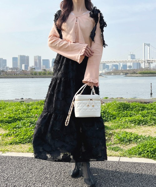 セール】フレアスリーブクロップドカーディガン【ZOZOTOWN限定アイテム