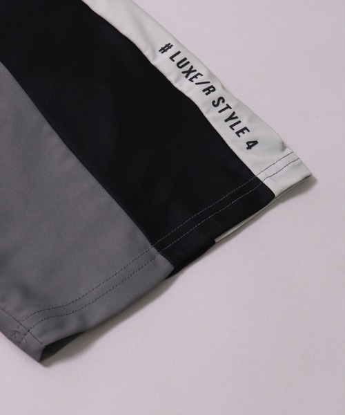(RM)【LUXE/R GOLF】ストレッチ スムース 切り替え 配色 ショートパンツ（チノパンツ）｜LUXE/R GOLF（ラグジュ ゴルフ）