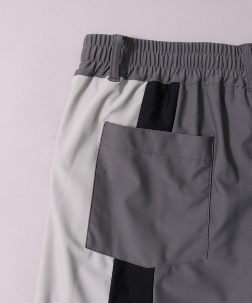 (RM)【LUXE/R GOLF】ストレッチ スムース 切り替え 配色 ショートパンツ（チノパンツ）｜LUXE/R GOLF（ラグジュ ゴルフ）