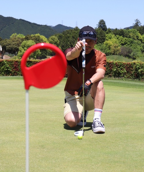 (RM)【LUXE/R GOLF】ストレッチ スムース 切り替え 配色 ショートパンツ（チノパンツ）｜LUXE/R GOLF（ラグジュ ゴルフ）