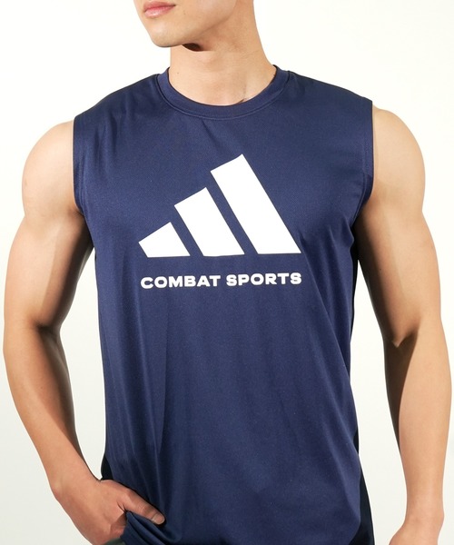adidas（アディダス）の「【adidas combat sports】アディダスコンバットスポーツ　adiCLTT24　タンクトップⅠ（タンクトップ・メンズ・ネイビー×ホワイト/ブラック×ホワイト/ホワイト×ブラック・M/L/XL）」の3枚目の写真