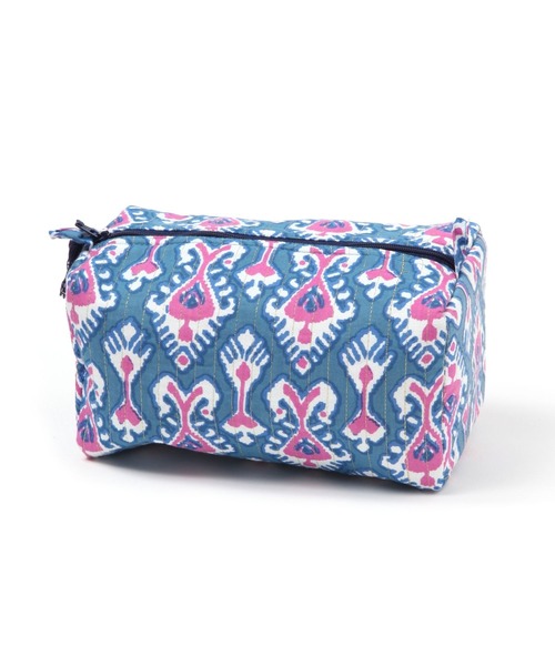 BAYFLOW（ベイフロー）の「[マチたっぷりで収納力◎]【Asante sana】スクエアポーチ（ポーチ・レディース・ブルー/ネイビー/イエロー/ベージュ/ホワイト/ピンク・0）」の11枚目の写真