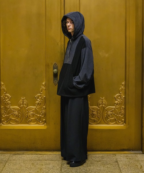 CASPER JOHN（キャスパージョン）の「Corduroy switch parker/コーデュロイスイッチパーカー（モッズコート・メンズ・ブラック/ブラウン・LARGE/MEDIUM/SMALL/X-SMALL）」の11枚目の写真
