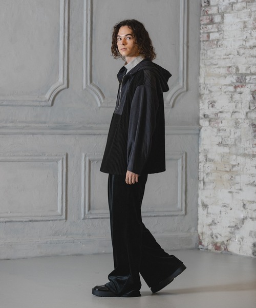 CASPER JOHN（キャスパージョン）の「Corduroy switch parker/コーデュロイスイッチパーカー（モッズコート・メンズ・ブラック/ブラウン・LARGE/MEDIUM/SMALL/X-SMALL）」の17枚目の写真