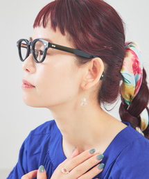 collex（コレックス）の「【別注】【HARIO Lampwork Factory】ユレルフリル ピアス（ピアス（両耳用））」