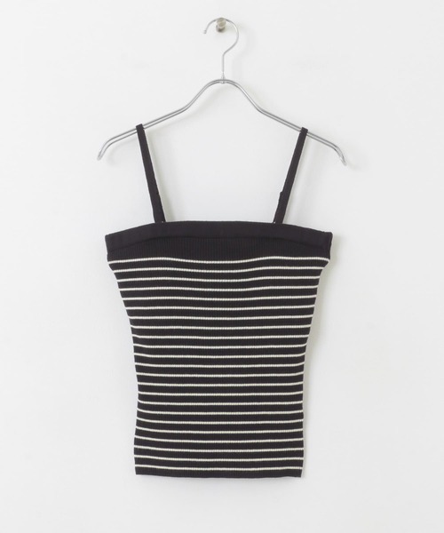 URBAN RESEARCH Sonny Label(アーバンリサーチサニーレーベル)の「カップ付きマルチウェイニットキャミソール(キャミソール・レディース・ネイビー/ホワイト系その他/オフホワイト・FREE)」の12枚目の写真