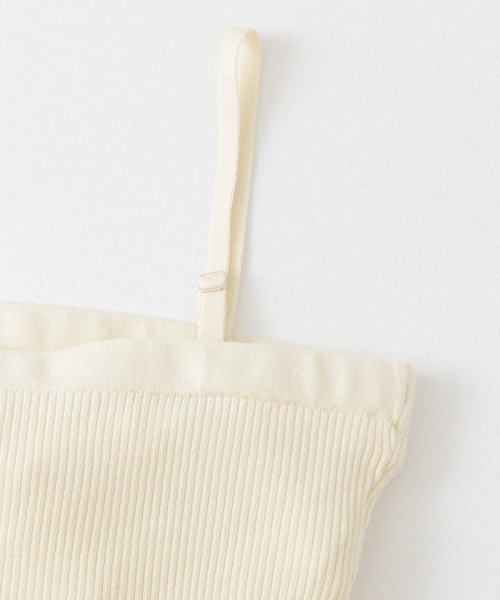 URBAN RESEARCH Sonny Label(アーバンリサーチサニーレーベル)の「カップ付きマルチウェイニットキャミソール(キャミソール・レディース・ネイビー/ホワイト系その他/オフホワイト・FREE)」の6枚目の写真