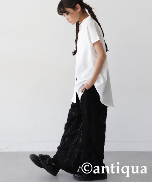 antiqua（アンティカ）の「ジャガードシアーパンツ（その他パンツ・キッズ・ブラック・150/140/160）」の10枚目の写真