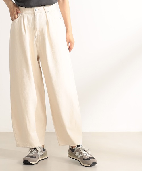 FOUND GOOD（ファウンドグッド）の「EasyデニムカーブP（デニムパンツ・レディース・ブルー系5/グレー系8/ホワイト系7・L/S/M/XL）」の4枚目の写真