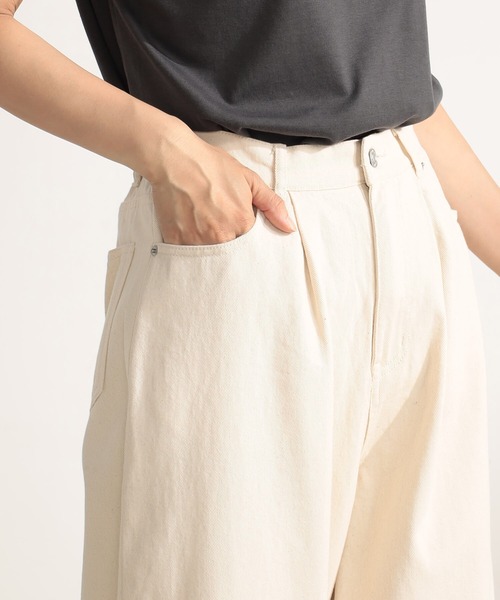 FOUND GOOD（ファウンドグッド）の「EasyデニムカーブP（デニムパンツ・レディース・ブルー系5/グレー系8/ホワイト系7・L/S/M/XL）」の6枚目の写真