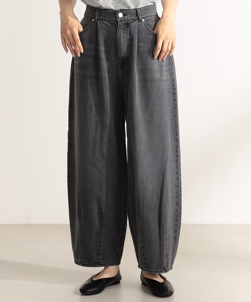 FOUND GOOD（ファウンドグッド）の「EasyデニムカーブP（デニムパンツ・レディース・ブルー系5/グレー系8/ホワイト系7・L/S/M/XL）」の8枚目の写真