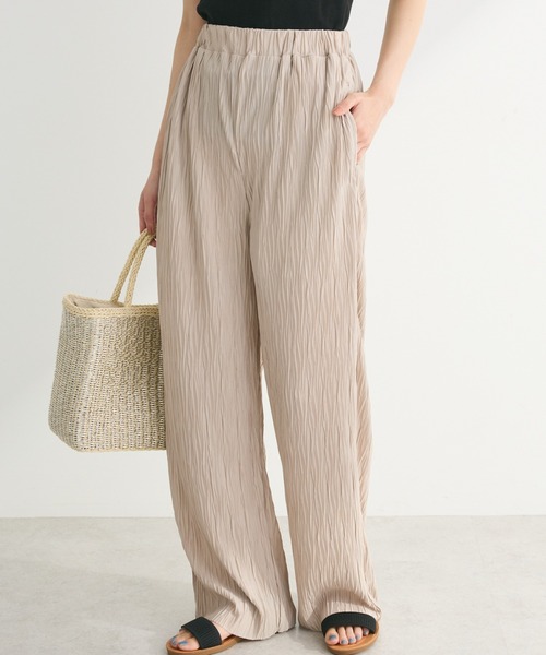 Sugar spoon（シュガースプーン）の「・SUGAR　SPOON<COOL>プリーツカットパンツ（その他パンツ・レディース・モカ/ベージュ/グレイッシュベージュ/ブラック・FREE）」の4枚目の写真