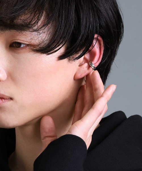 LION HEART（ライオンハート）の「LH for Gift シルバーイヤーカフ/ツイストテクスチャー/シルバー925（イヤーカフ・メンズ・シルバー・ONE SIZE）」の11枚目の写真