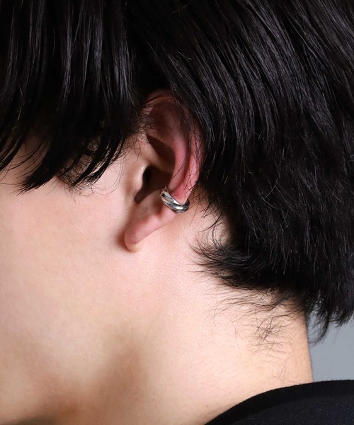 LION HEART（ライオンハート）の「LH for Gift シルバーイヤーカフ/ツイストテクスチャー/シルバー925（イヤーカフ・メンズ・シルバー・ONE SIZE）」の10枚目の写真