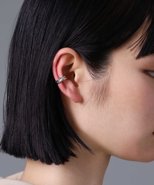 LION HEART（ライオンハート）の「LH for Gift シルバーイヤーカフ/ツイストテクスチャー/シルバー925（イヤーカフ・メンズ・シルバー・ONE SIZE）」の15枚目の写真