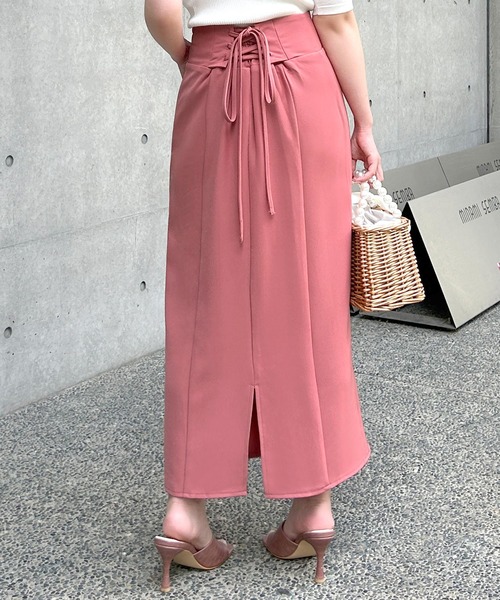 バックレースアップコルセットタイトスカート/24077（スカート