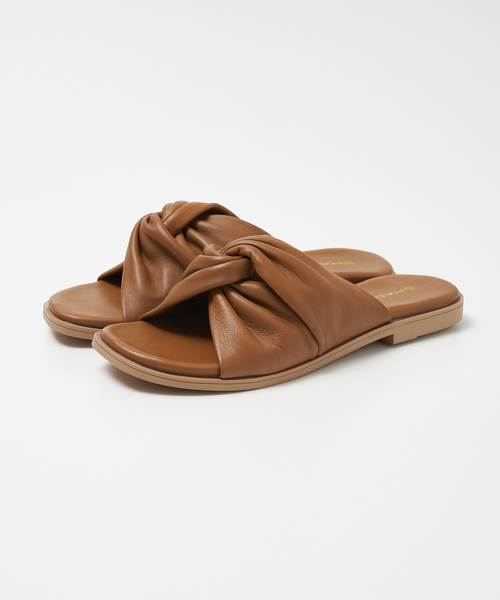 collex（コレックス）の「【WEB限定】【SHADDY/シャディー】ツイストギャザーサンダル（サンダル・レディース・ブラック/ベージュ・36/37/38）」の13枚目の写真