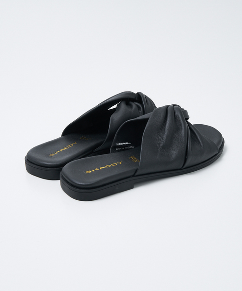 collex（コレックス）の「【WEB限定】【SHADDY/シャディー】ツイストギャザーサンダル（サンダル・レディース・ブラック/ベージュ・36/37/38）」の15枚目の写真