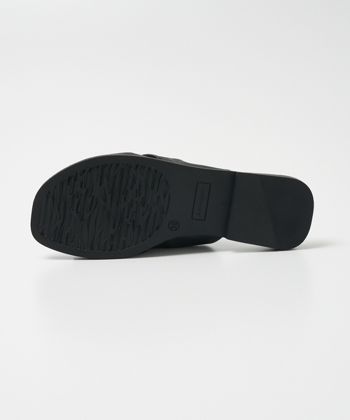 collex（コレックス）の「【WEB限定】【SHADDY/シャディー】ツイストギャザーサンダル（サンダル・レディース・ブラック/ベージュ・36/37/38）」の17枚目の写真